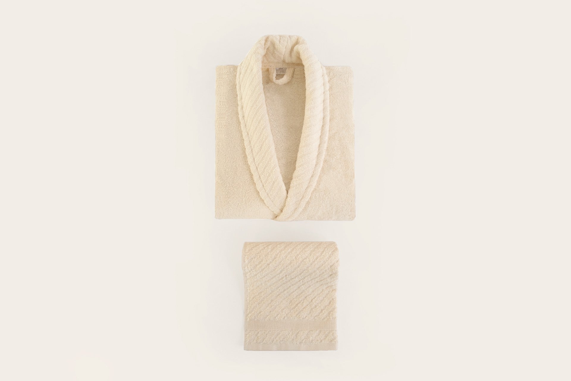 Family Bathrobe Set (4 Pieces) 1062A-047-1 Powder
Cream 459ELT1152 3