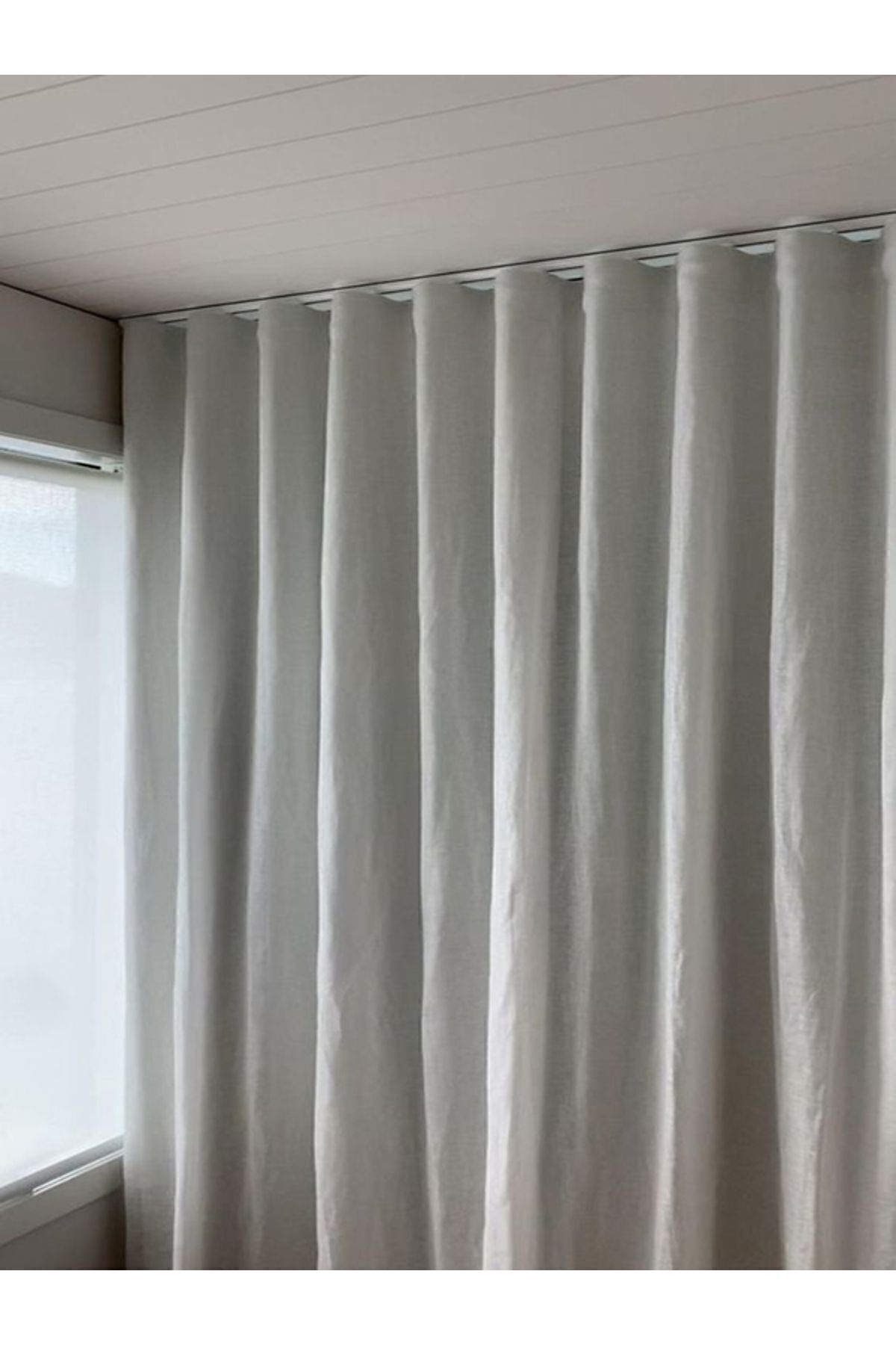 Fırat 3-Layer 3-Track Curtain Rail Cornice 2m 7