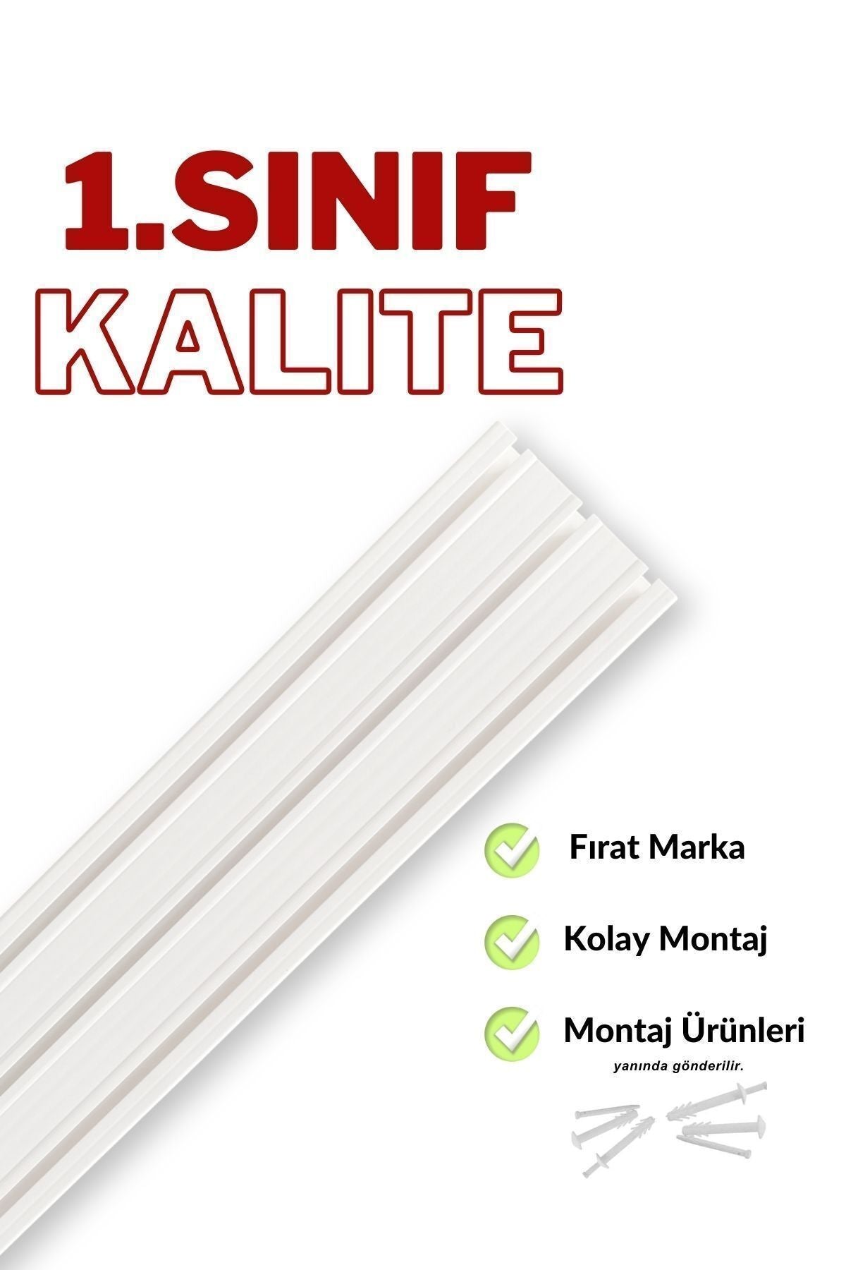 Fırat 3-Layer 3-Track Curtain Rail 3 Meters 4