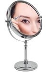 Binbirreyon Large Chrome Makeup Mirror Double-Sided Stand 5x Magnifying 35cm Mb030 4