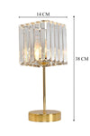 EvLight 3-Piece Chandelier And Lamp Set Hanging Crystal Glass Chandelier 5