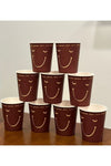 BIENKA Smile Patterned 7 Oz 1000-Pack Paper Cups 2