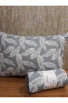 Üntaş Life Blue Feather 100x200 Single Fitted Sheet + 1 Pillowcase Ecmavituy100 1