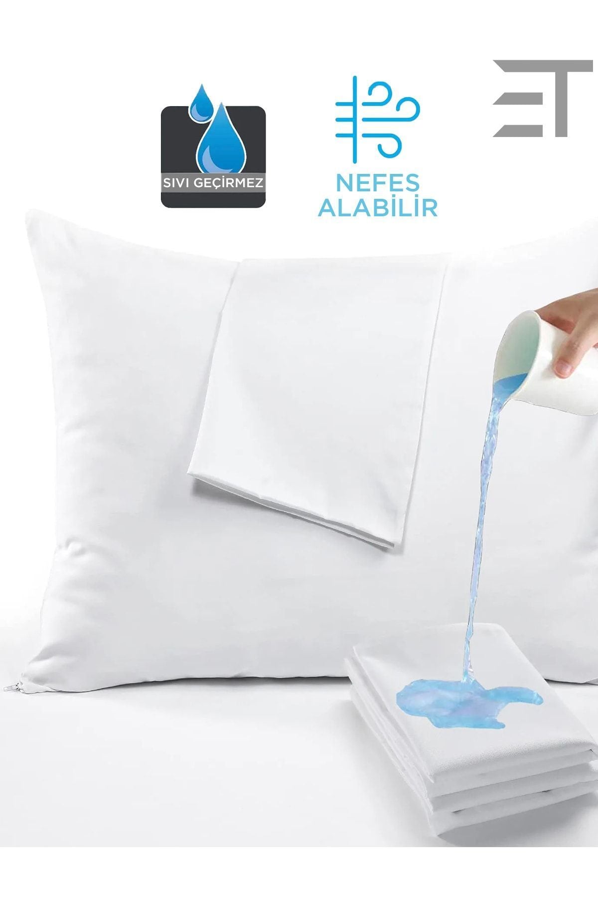 Dream Time Microfiber Waterproof Pillow Protector 2-Pack 2