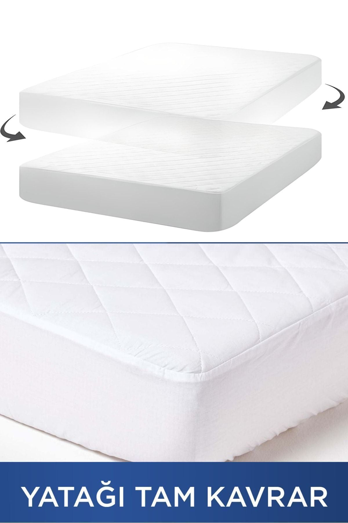 Dream Time Quilted Fitted Waterproof Full Edge Mattress Protector | All Sizes 6