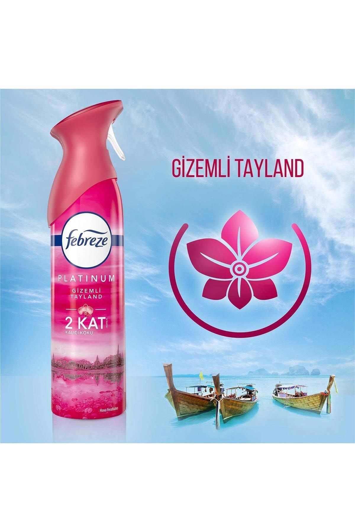 Febreze Platinum Air Freshener Spray Mysterious Thailand 300 ml 5