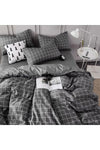 Nalls Home Grey White Double Bed Sheet Set 1