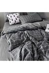 Nalls Home Grey White Double Bed Sheet Set 3