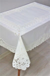 DedeEvTekstil Ready Lace-Look Wipeable PVC Oilcloth Tablecloth Chain 2