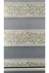 Yağmur Zebra Ivy Pattern Beaded Zebra Roller Blind (Cream Color) 5