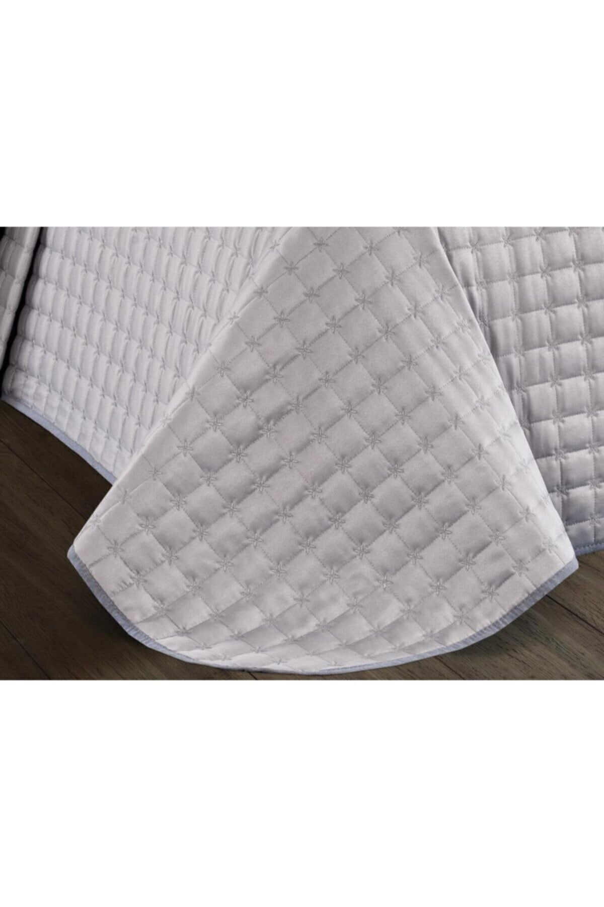 Çeyiz Diyarı Meltem Double Bedspread - Gray 3