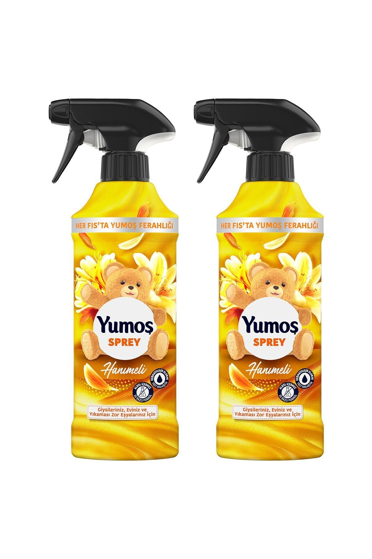 Yumoş Spray for Hard-to-Wash Items Honeysuckle 450 ml 2 Pack 2