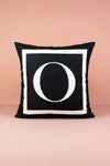 Cango Home Letter Cushion Cover O - 43x43 Cm 1