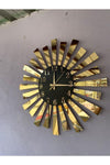 AA Shop Black Gold Mirrored Plexiglass Piano Model Numbered Home Gift Wall Clock 1