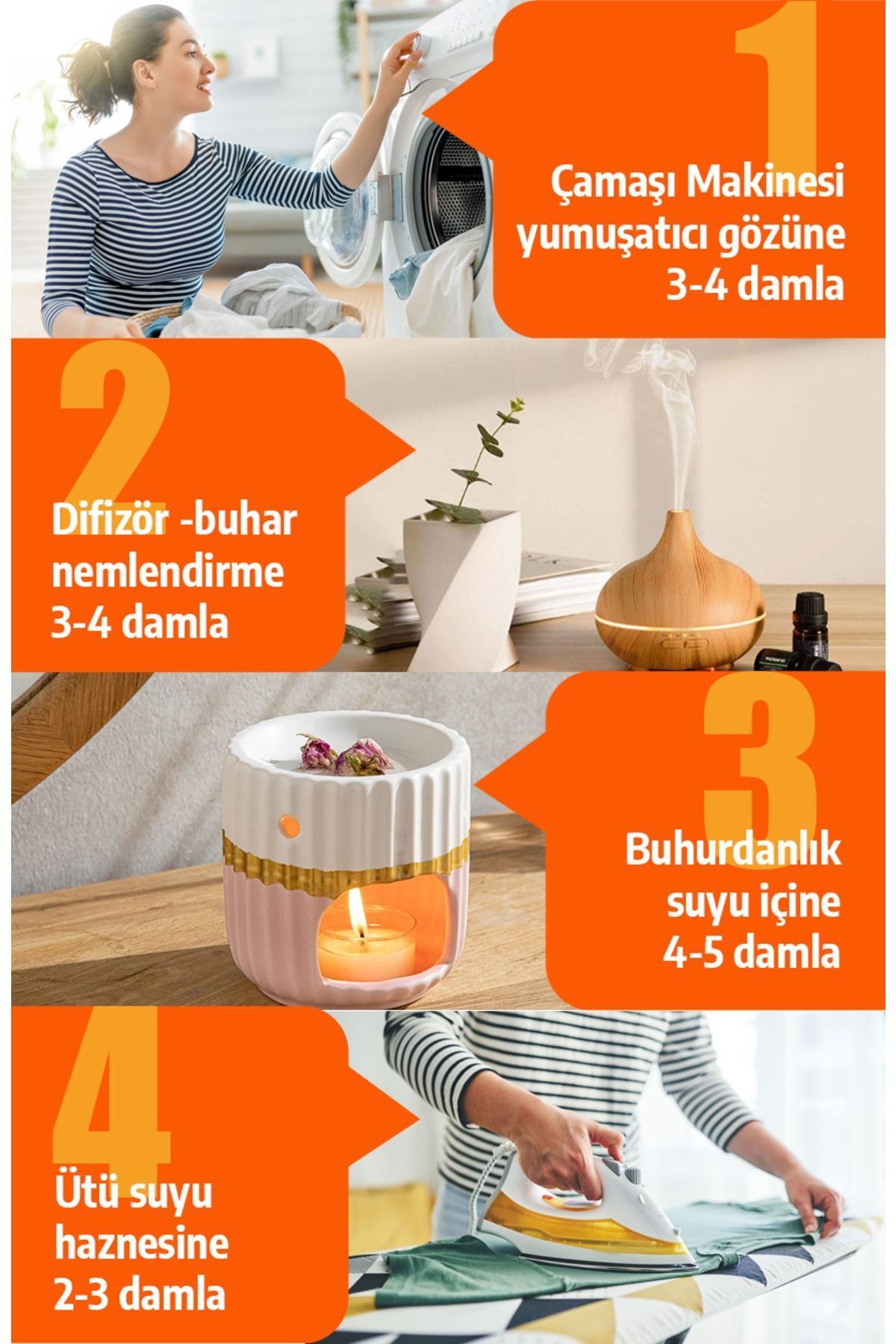 Dets Vanilla Essential Oil Burner Oil Diffuser Essence Room Fragrance Essence Humidifier Essence 2