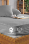 Formeya Pamukkale Gray Micro Fitted Waterproof Mattress Protector (16 Different Sizes) 2