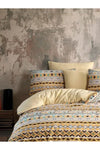 Nalls Home Ethnic Double-Sided Yellow Black Double Cotton Bedding Set 3