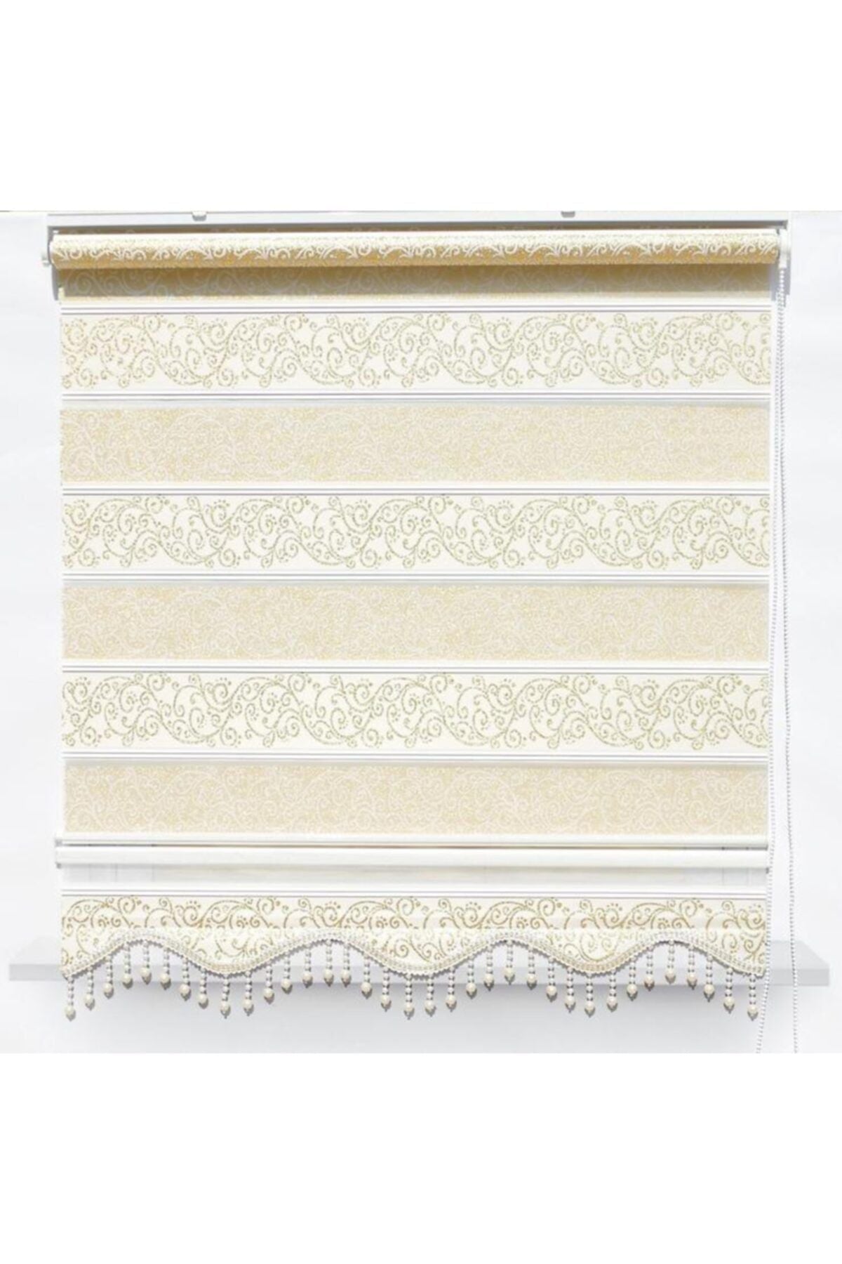 Brillant Yellow Jacquard Roller Zebra Blind Ipeks Store 7