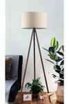 Modacanvas Cream Coffee MDF Floor Lamp 1