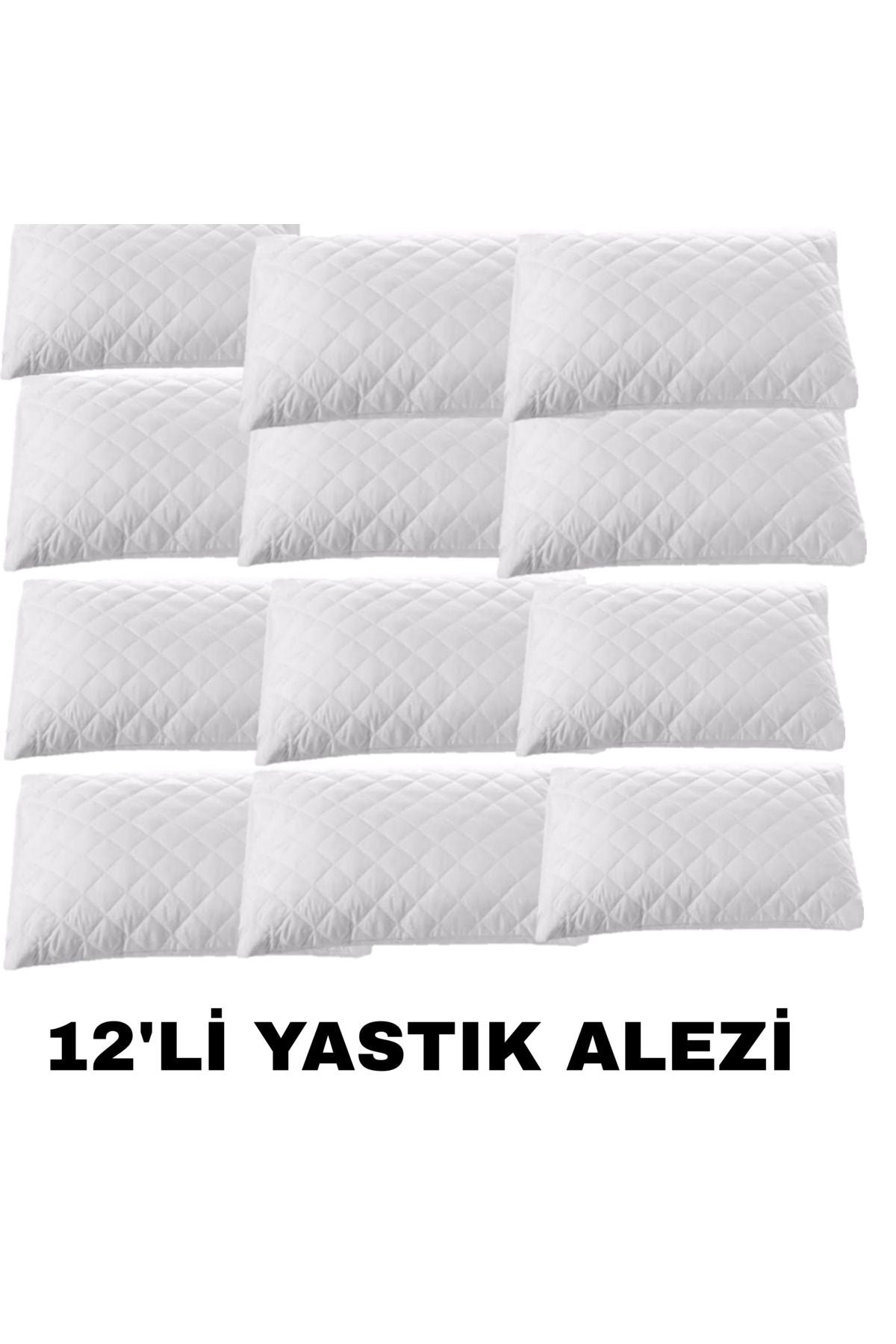 Roi Tekstil 12'li Zippered Quilted Protective Pillow Protector 1