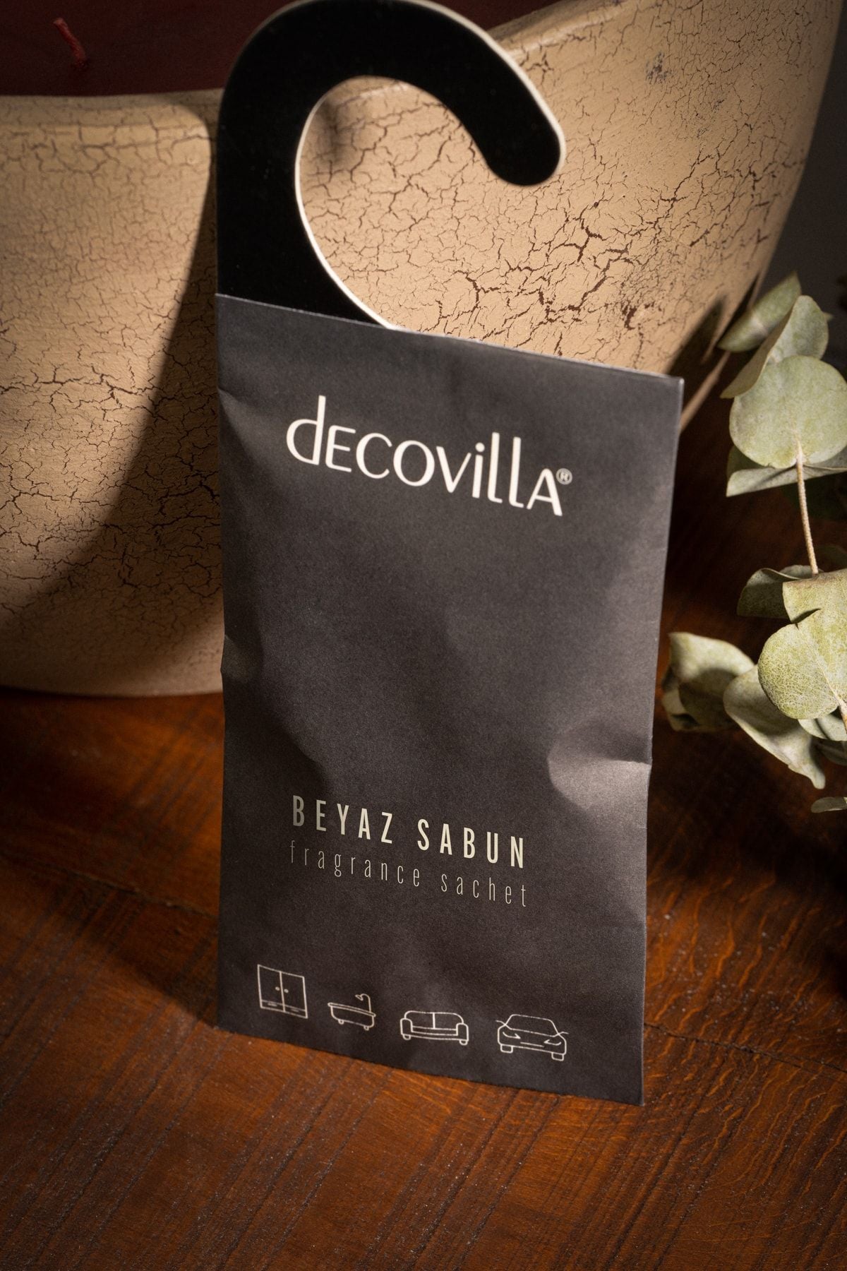 Decovilla White Soap Scent Sachet for Closet Drawer Car Room 2