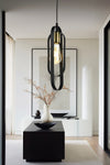 Apliqa Koza Single Black Sport Modern Retro Pendant Kitchen Living Room Chandelier 1