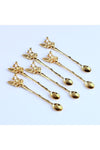 KristalGalerisi 6 Person Tea Spoon Gold 1