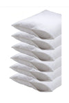 TOLGACEYİZ 50x70 %100 Cotton Pillow Protector Case Zippered White 6 Pieces 1