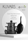 Amboss Kuvars 7 Piece Cast Iron Set Black 8699297000522 6