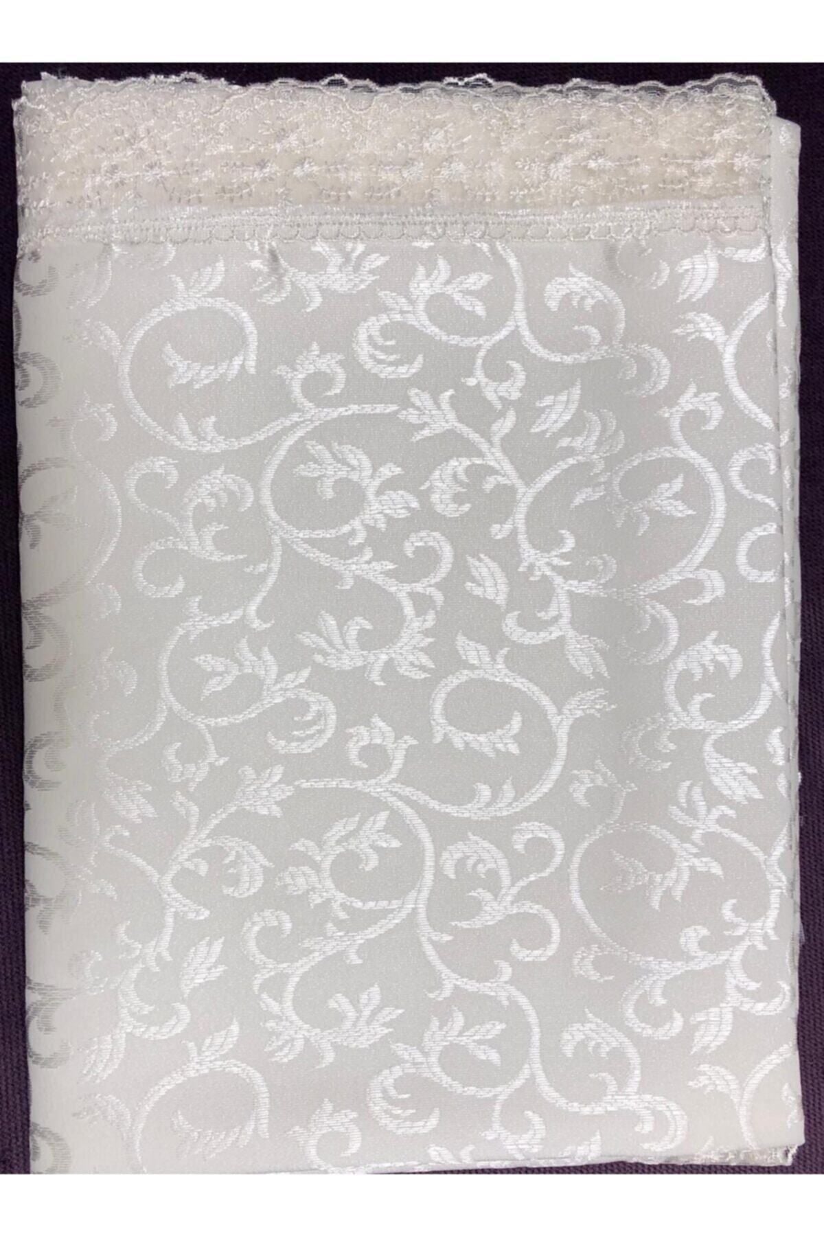 WENESSİ KDK French Lace Stain-Resistant Tablecloth 2