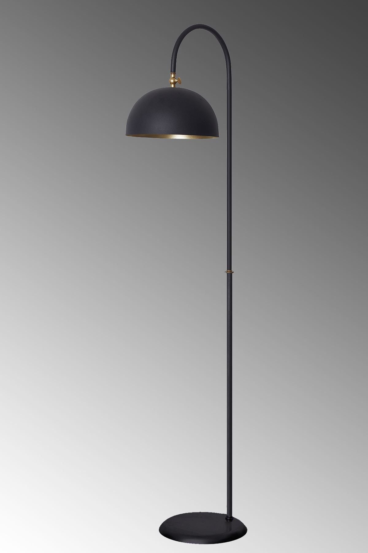 Luzarana Sonart Black-Yellow Metal Design Luxury Floor Lamp 3