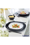 Luminarc Carine Noir Black Serving Plate 27cm 6-Piece Set 3