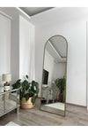 EFFE YAPI DEKOR Gold Metal Framed Standing Full-Length Mirror 180x60 cm 1