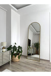 EFFE YAPI DEKOR Gold Metal Framed Standing Full-Length Mirror 180x60 cm 3