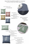 Pilloveland Double-Sided Printed Pastel Leaf Pattern Suede Cushion Cover Set of 4 43*43 Cm 2