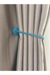 LUCIEN Magnetic Curtain Tieback Dark Turquoise Holdback 2