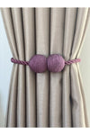 LUCIEN Magnetic Curtain Holder Purple Tieback 1