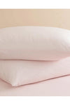 English Home Plain Cotton 2-Piece Pillowcase Dusty Pink 3