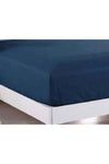 MERTİM Navy Blue Single Jersey Fitted Sheet 2