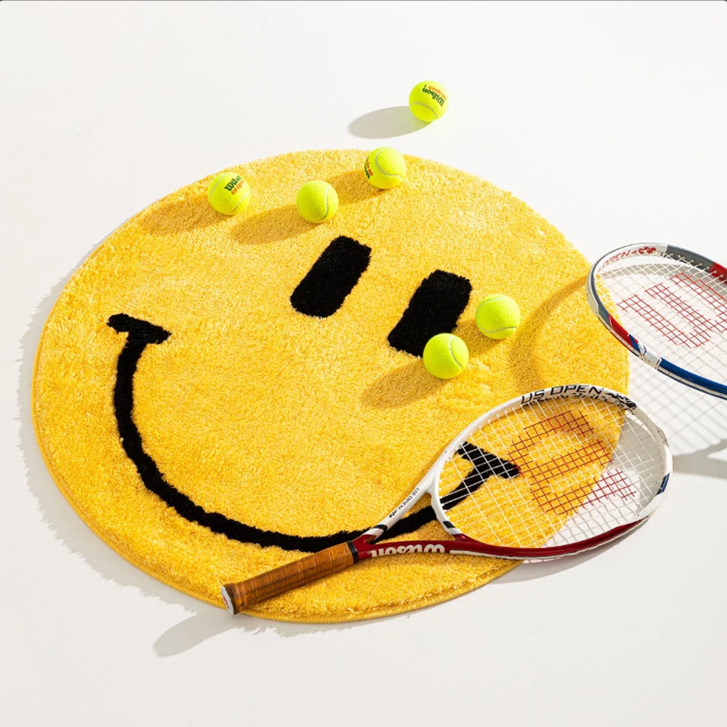 Acrylic Bathmat Yellow Smile Yellow 510CHL1253 1