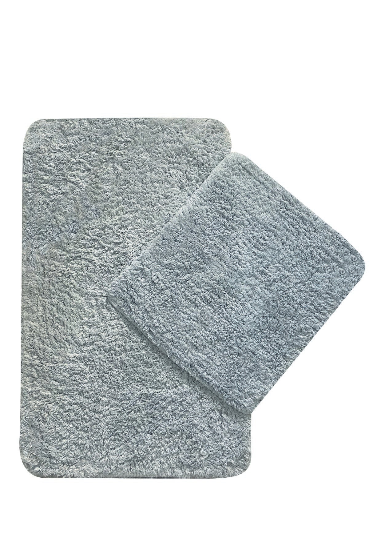 Bathmat Set (2 Pieces) Cotton Basic - Grey Grey 510CHL1261 3