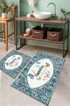 Bathmat Set (2 Pieces) Calling Multicolor 510CHL1284 1