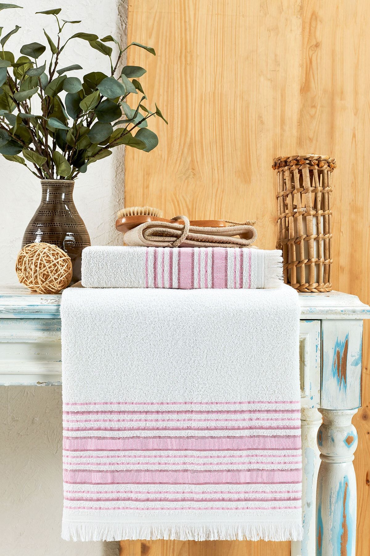 Louis Marie Powder Bath Towel Set 70x140 50x90 2