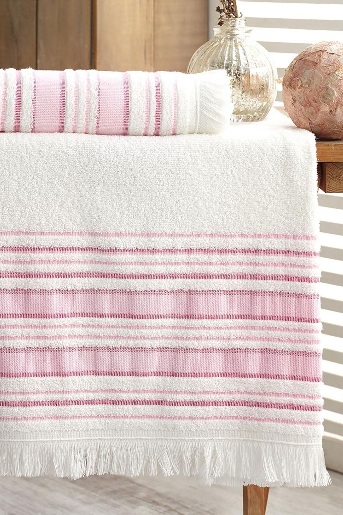 Louis Marie Powder Bath Towel Set 70x140 50x90 3