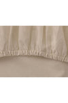 English Home Plain Cotton Double Bed Sheet Coffee Foam 2