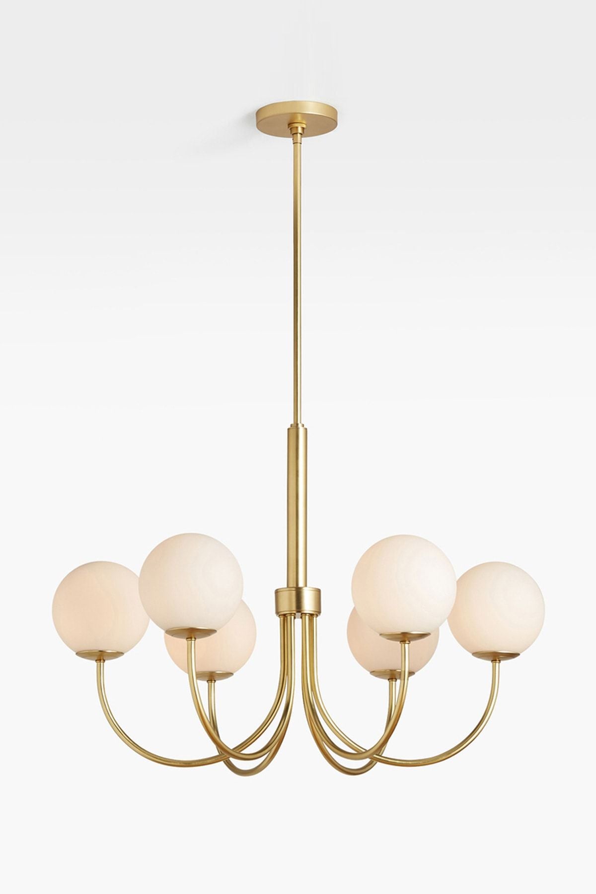 ekiLamp Orillia - 6 Arm Chandelier (Matte Gold) 1