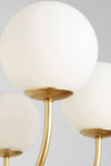 ekiLamp Orillia - 6 Arm Chandelier (Matte Gold) 2