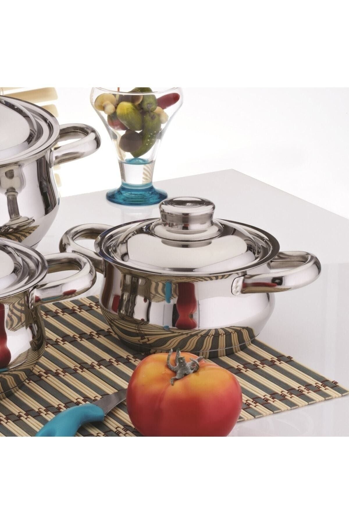 Gülsan Dide 6 Piece Casserole Set Mini Pot Set 14-16-18 cm 3