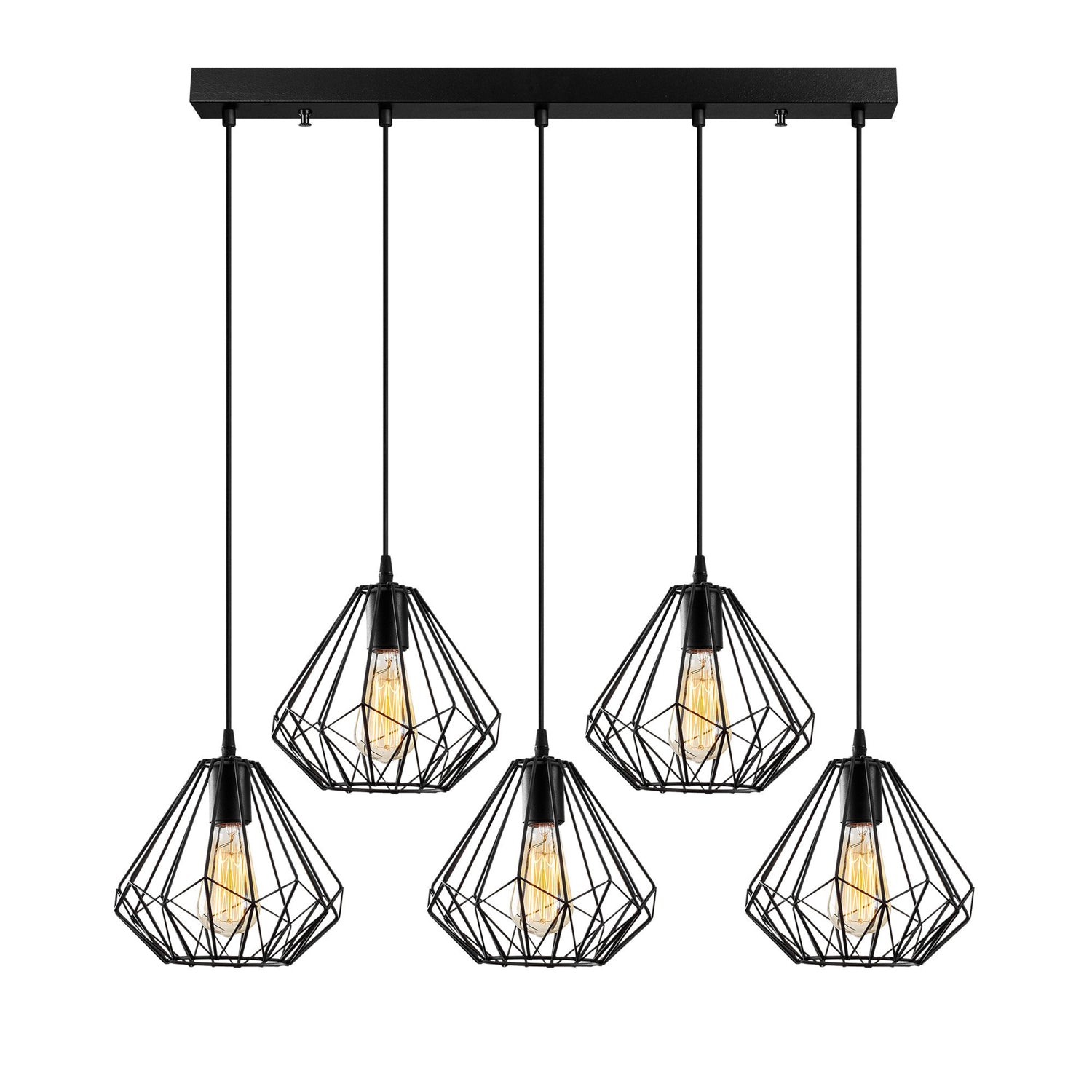 Chandelier Diamond - 704-5S1 Black 521SHN3395 2