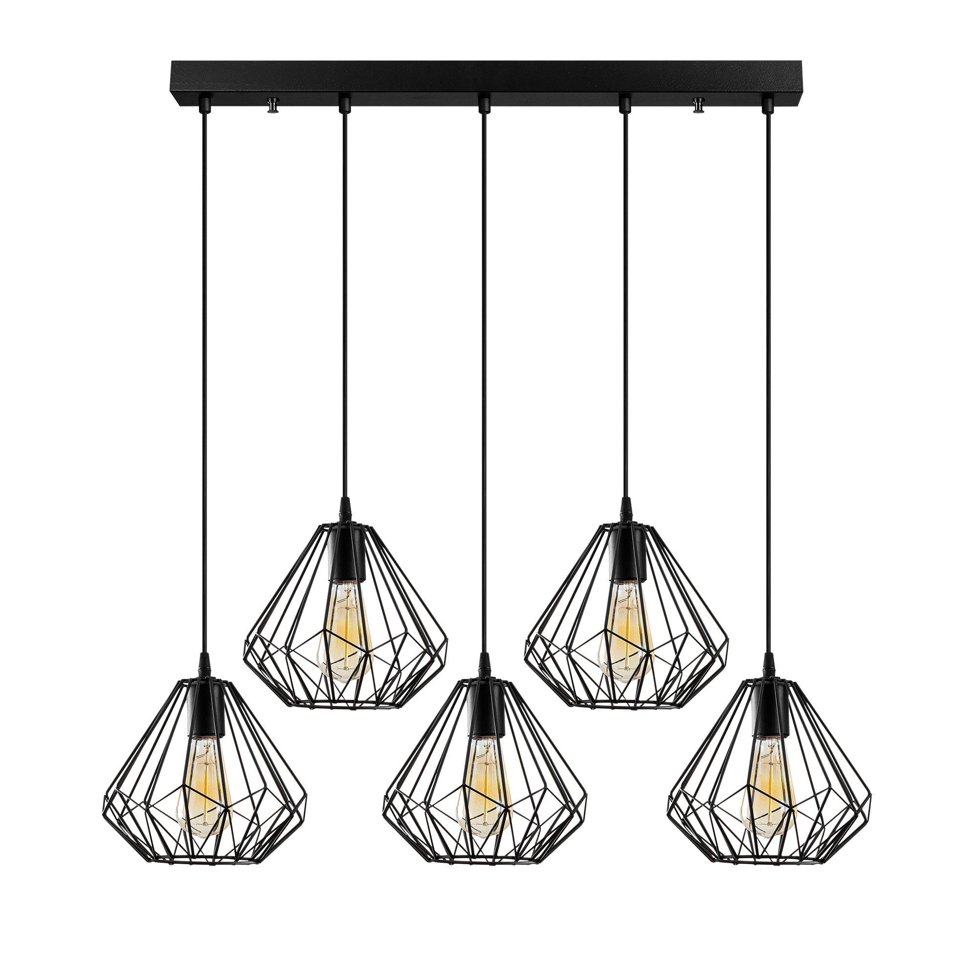 Chandelier Diamond - 704-5S1 Black 521SHN3395 5